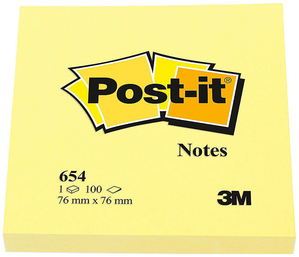 Image of Post-it® Canary Gelb - der Klassiker