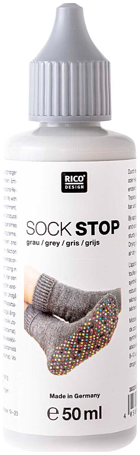 Image of Prym Rico Socken Stop Latexcreme, grau Tube 50 ml