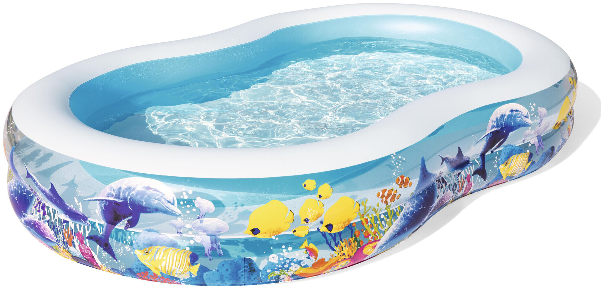 Bestway Family Pool Fish 'n Friends 262 x 157 x 46 cm