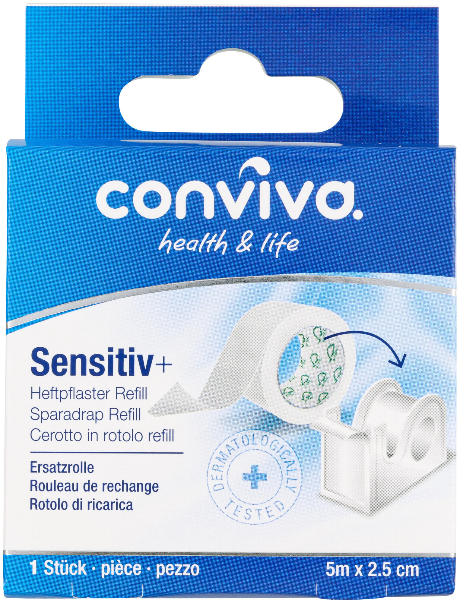 Image of conviva Sensitiv+ Heftpflaster Refill