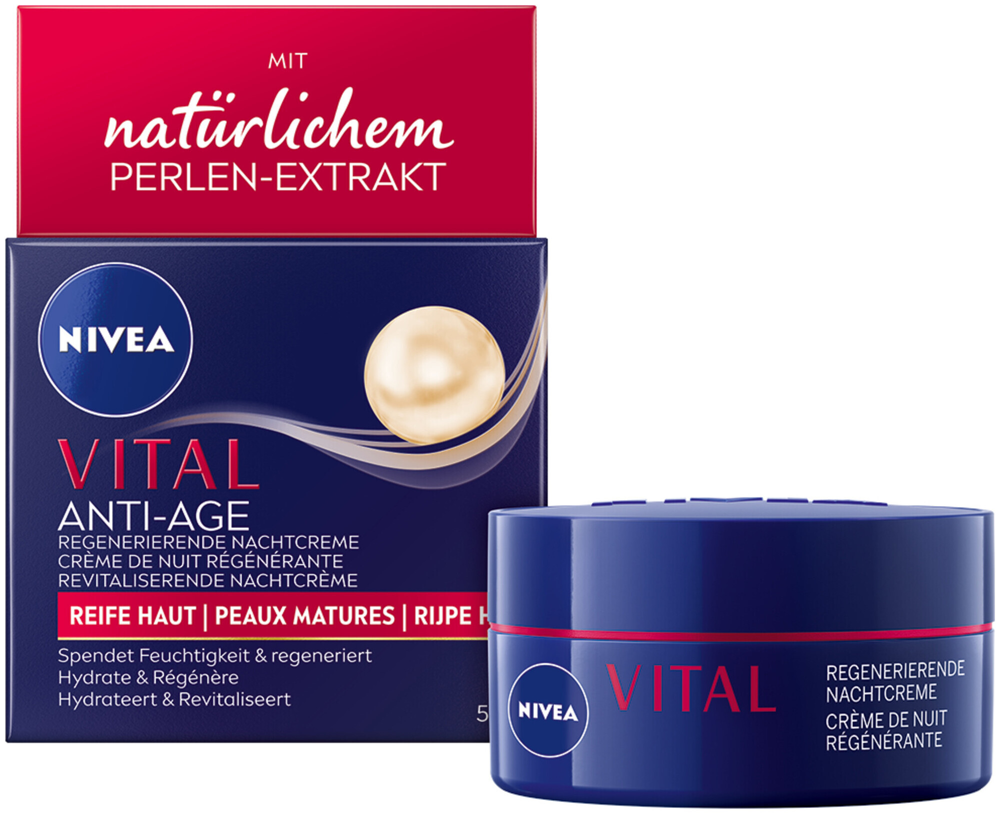 Image of Nivea Vital Anti-Age Regenerierende Nachtcreme