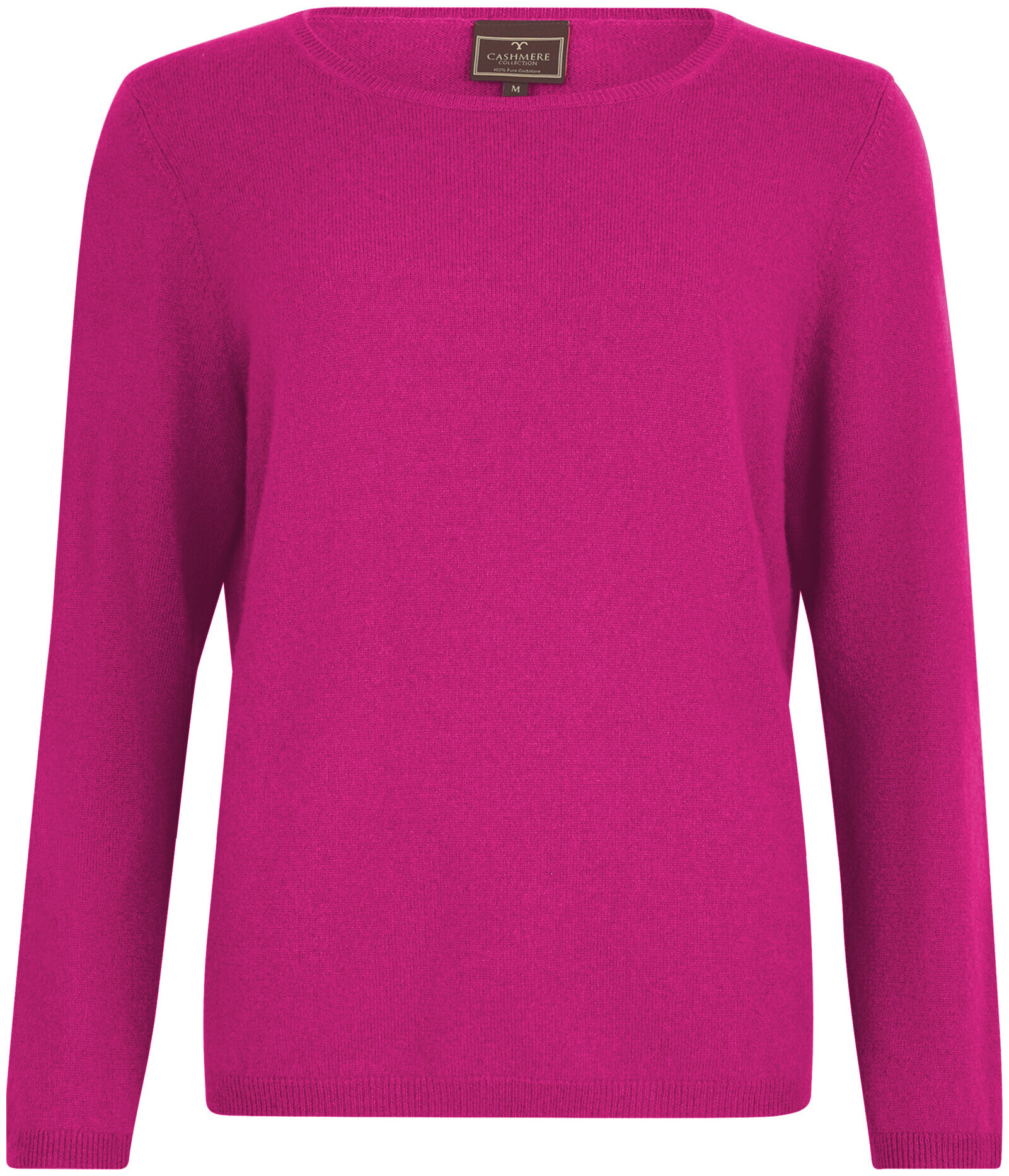 Image of Cashmere Damen Pullover Rundhals rosa L