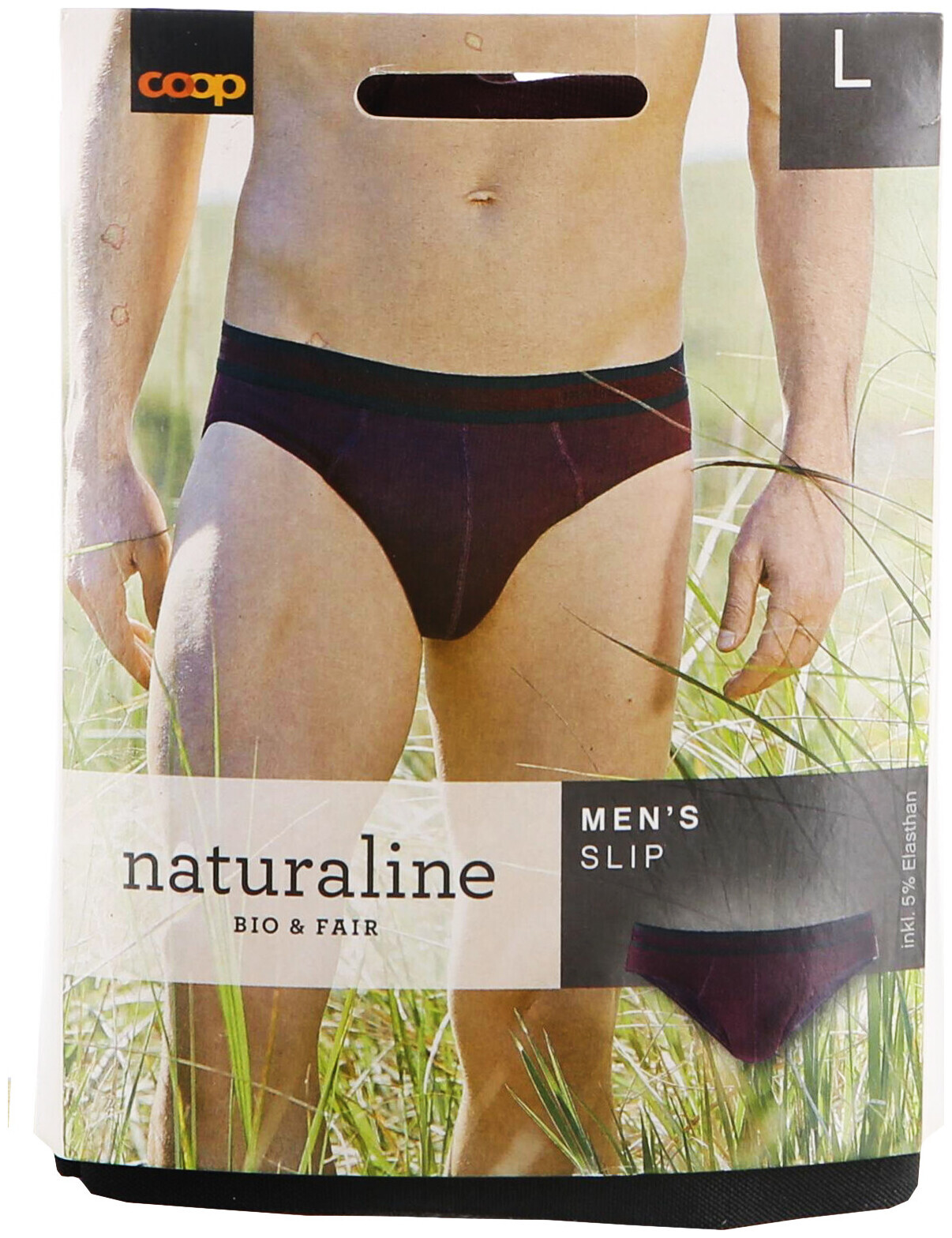 Naturaline Textil Naturaline Slip pour homme Bordeaux L