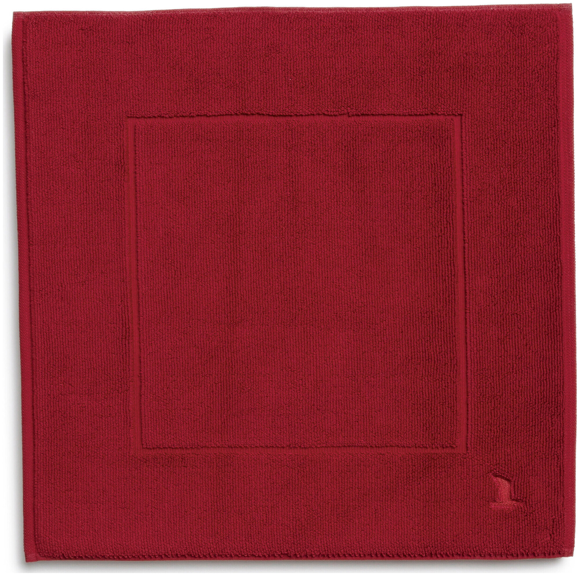 Image of Möve Superwuschel Badeteppich 60 x 60 cm ruby