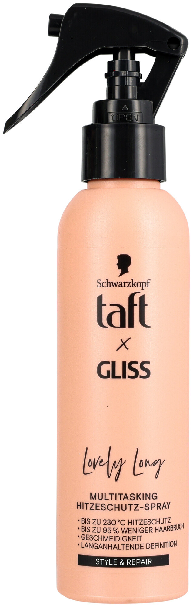 Image of Schwarzkopf Taft Multi-Tasking Hitzeschutz-Spray Taft x Gliss Lovely Long 150 ml