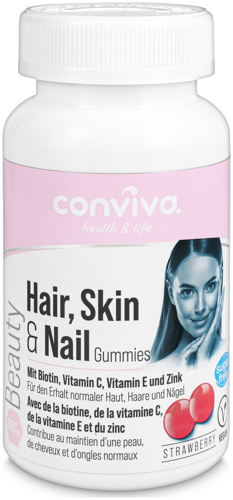 Image of conviva Beauty Hair Skin & Nail Gummies