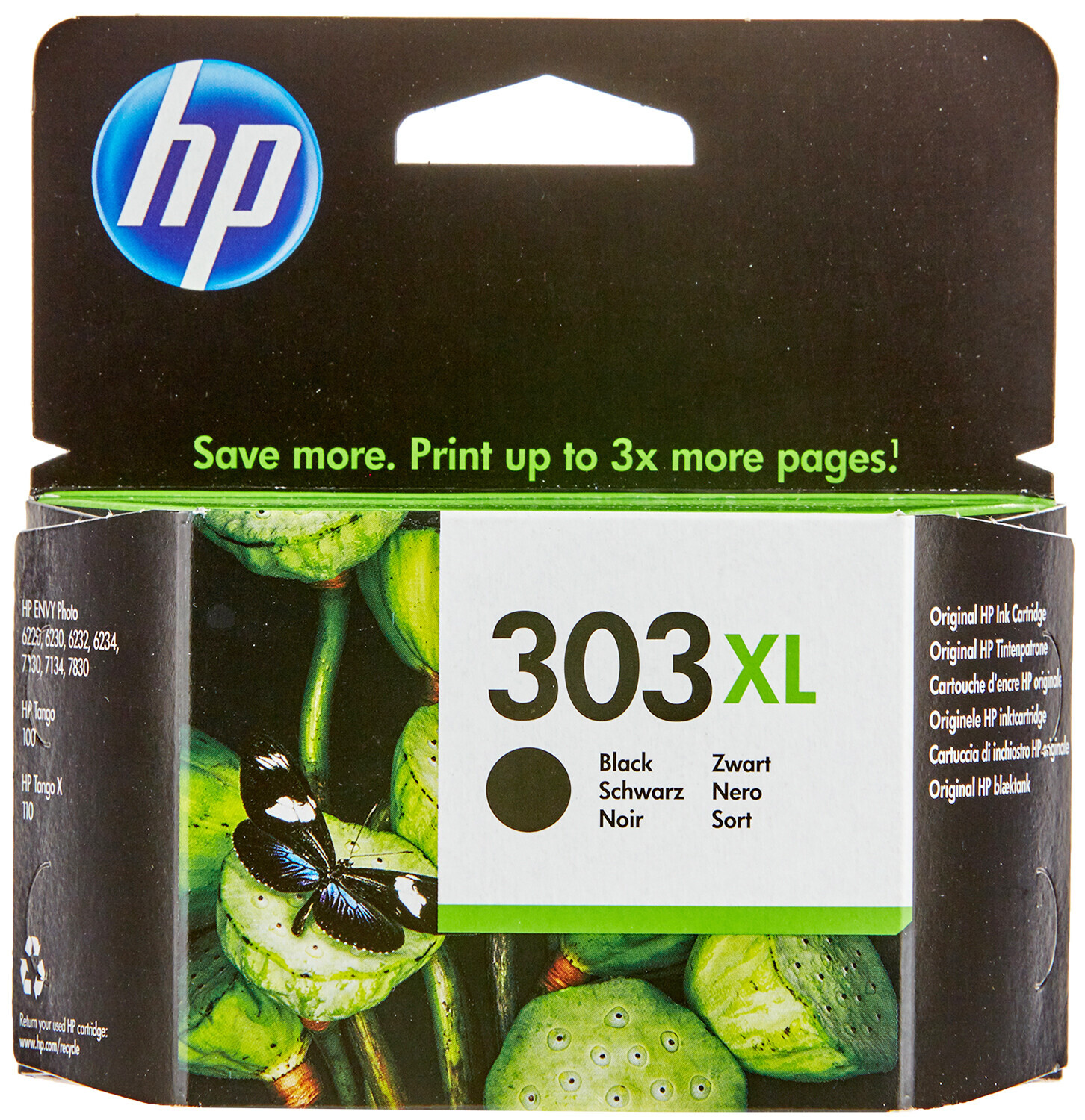 HP Tintenpatrone 303Xl black EnvyPhoto T6N04Ae