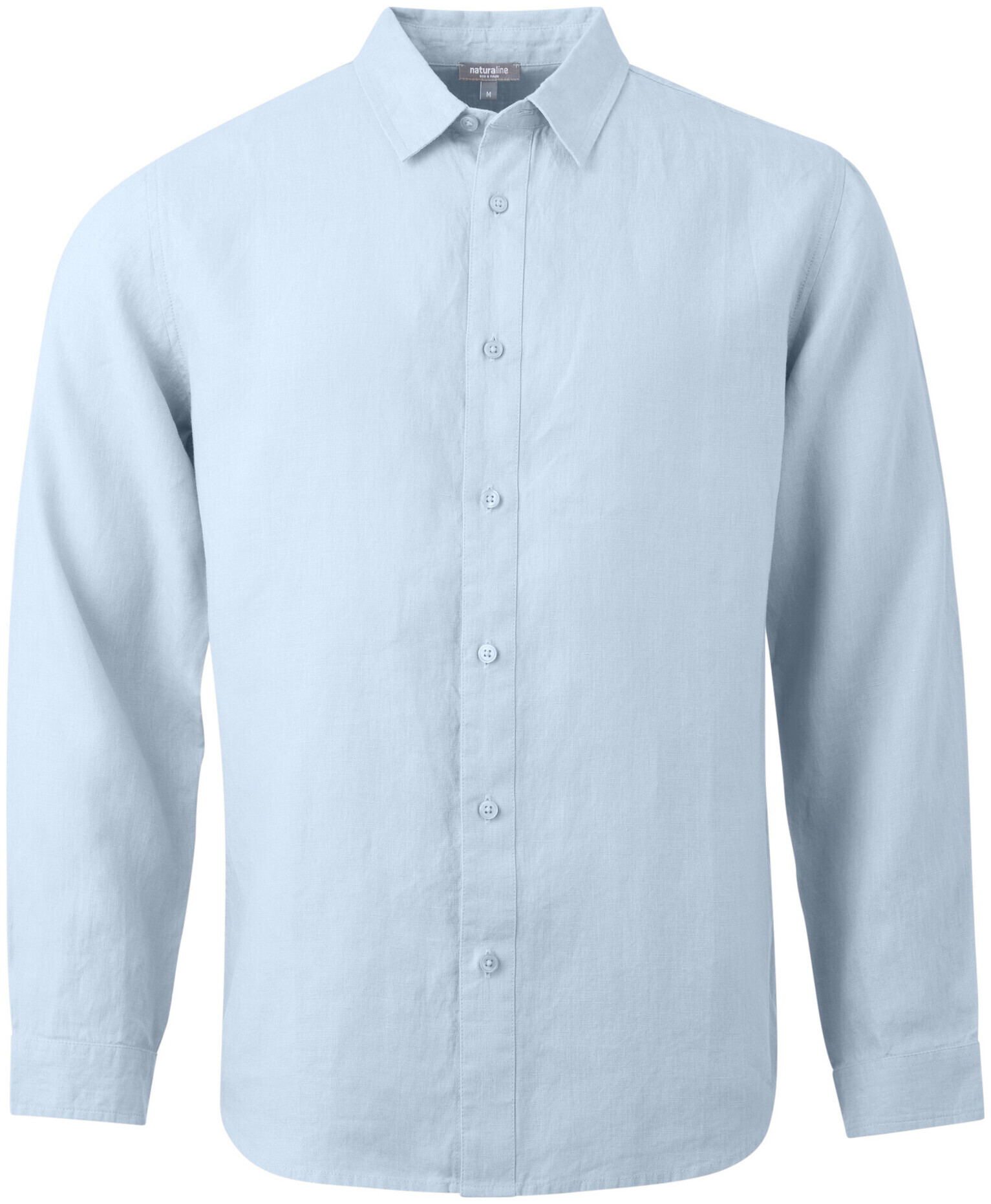 Image of Naturaline Textil Naturaline Herren Leinenhemd hellblau S