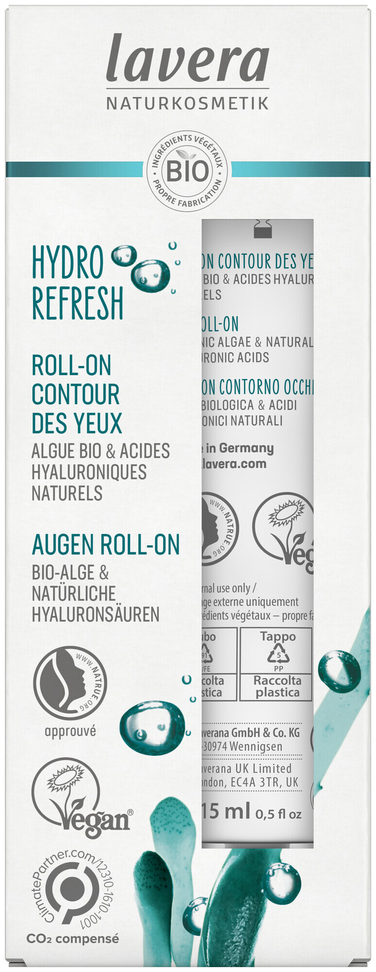 Image of Lavera Hydro Refresh Augen Roll-On