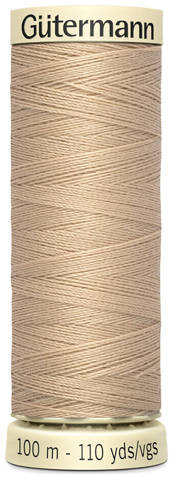 Image of Gütermann Nähfaden Allesnäher 100 m beige 0186