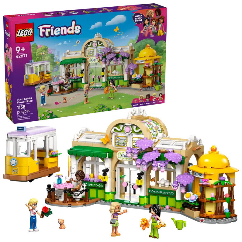 Lego Friends 42671 Pflanzencafé und Blumenkiosk 9+ Jahre
