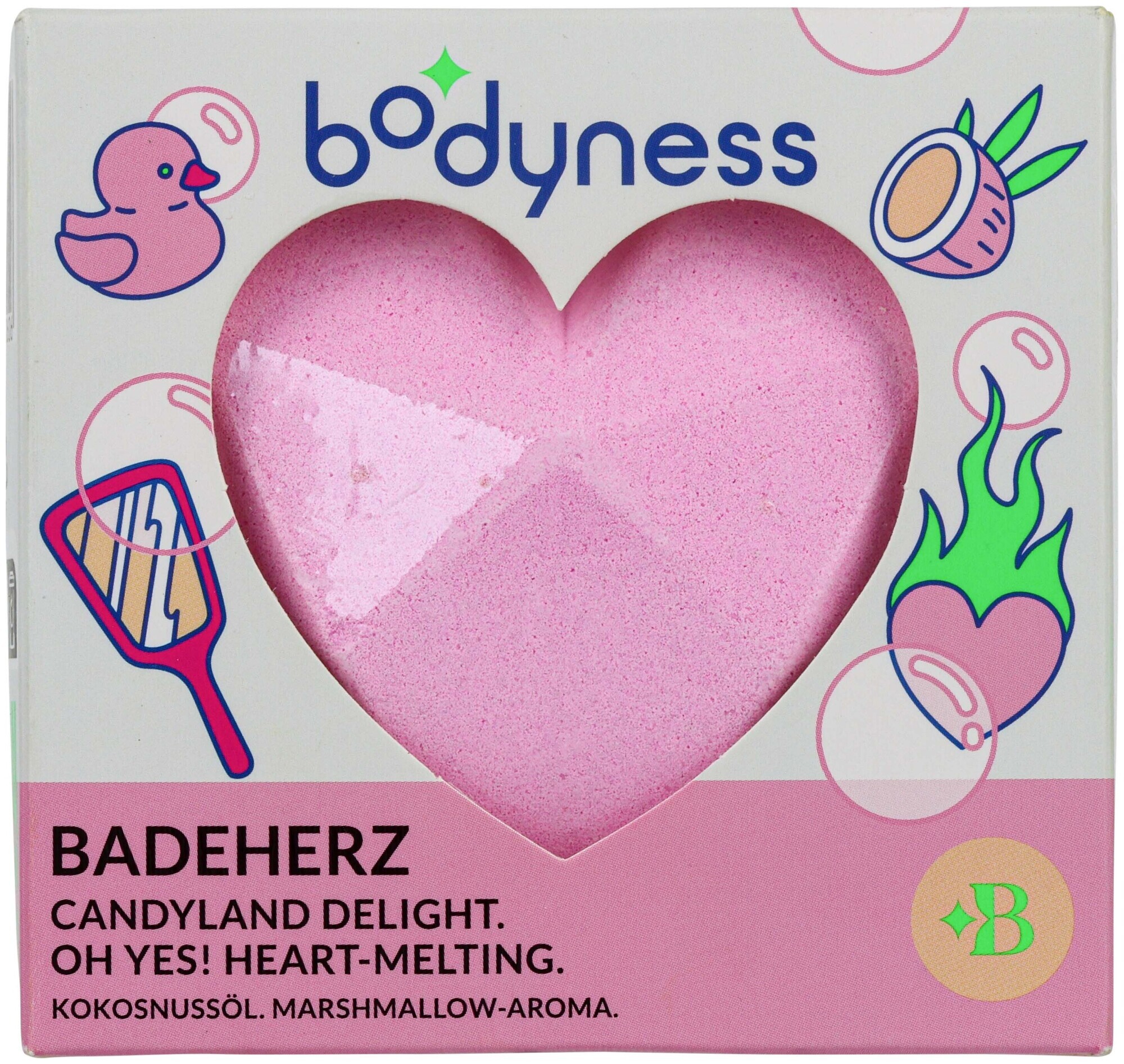 Bodyness - Badebombe Herz