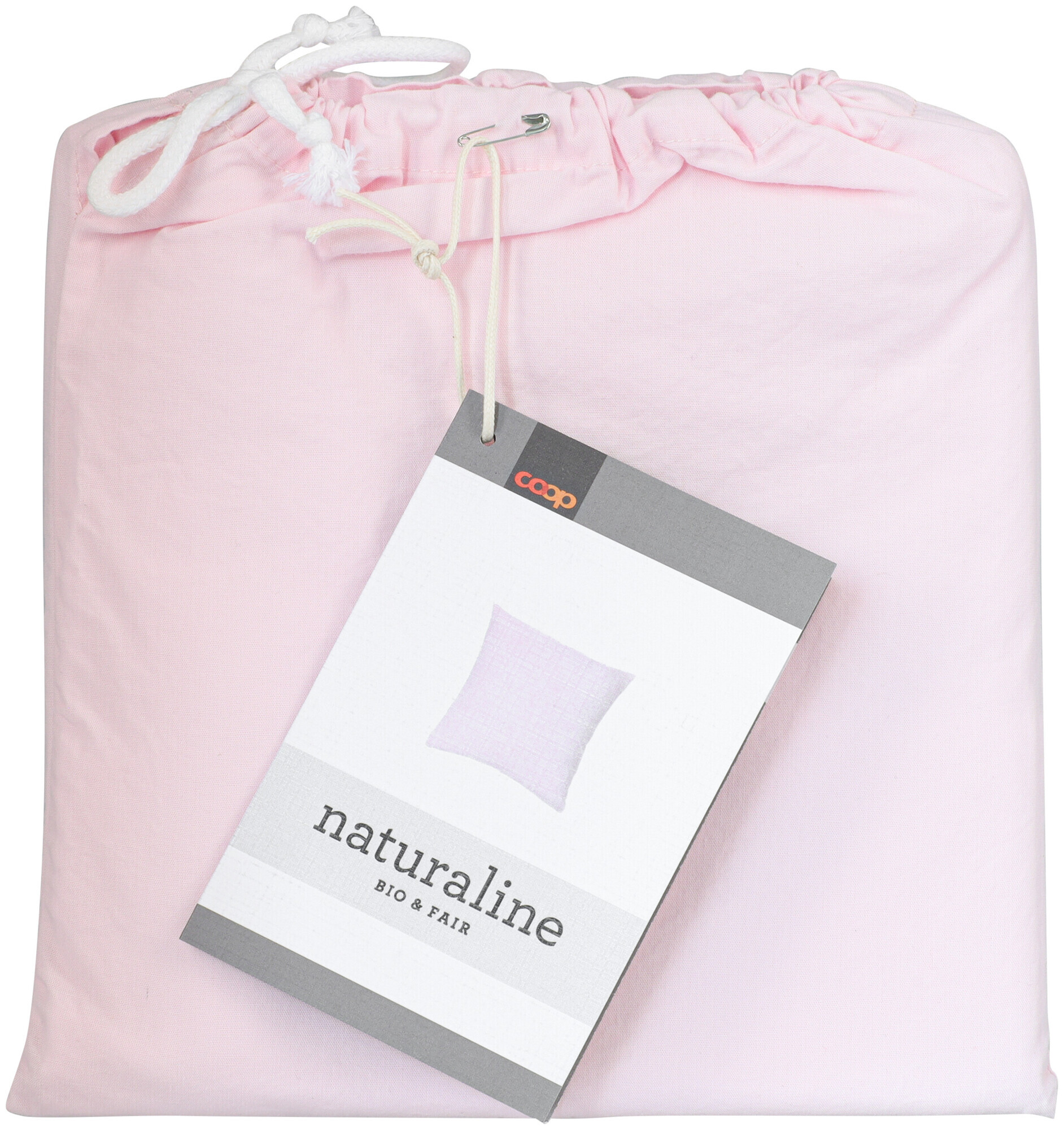 Naturaline Textil Naturaline Kissenbezug rosa 65x65 cm