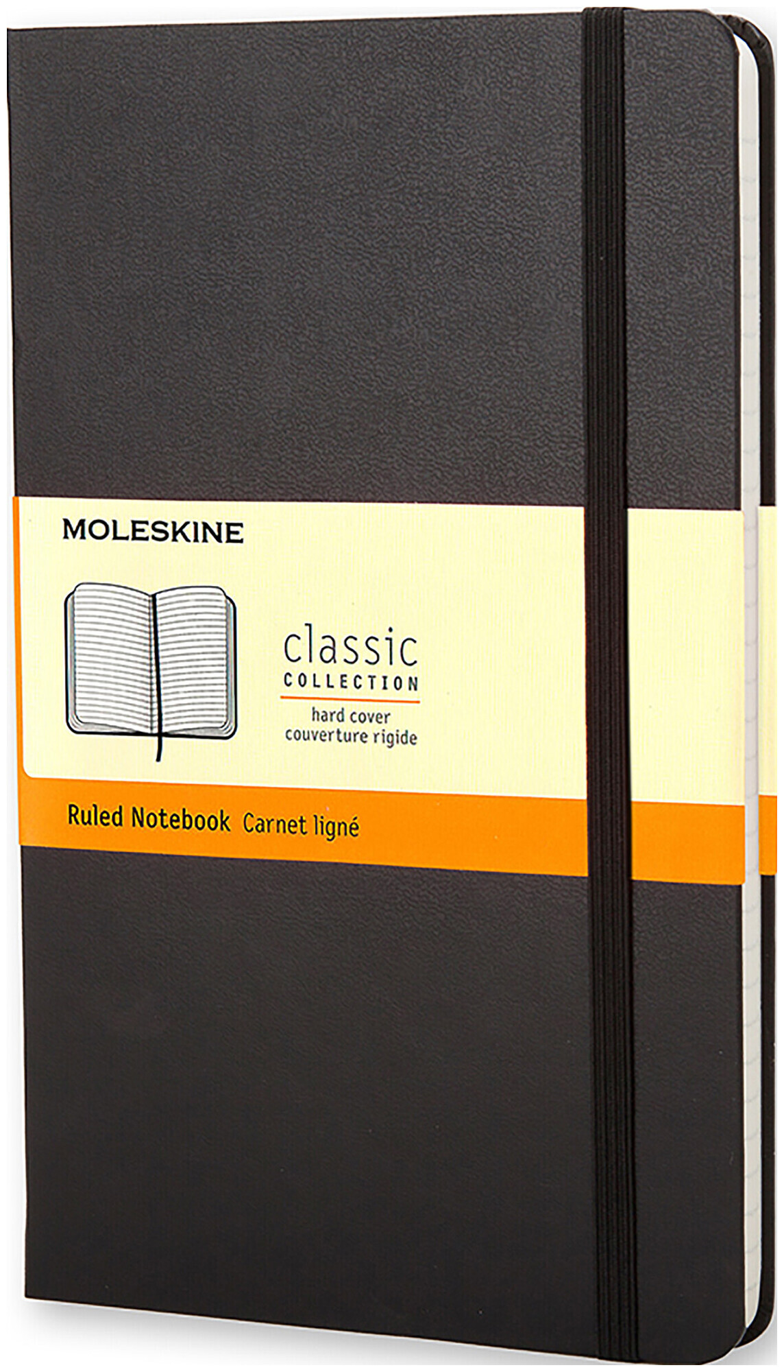 Moleskine Notizbuch Classic A5 701122 liniert schwarz