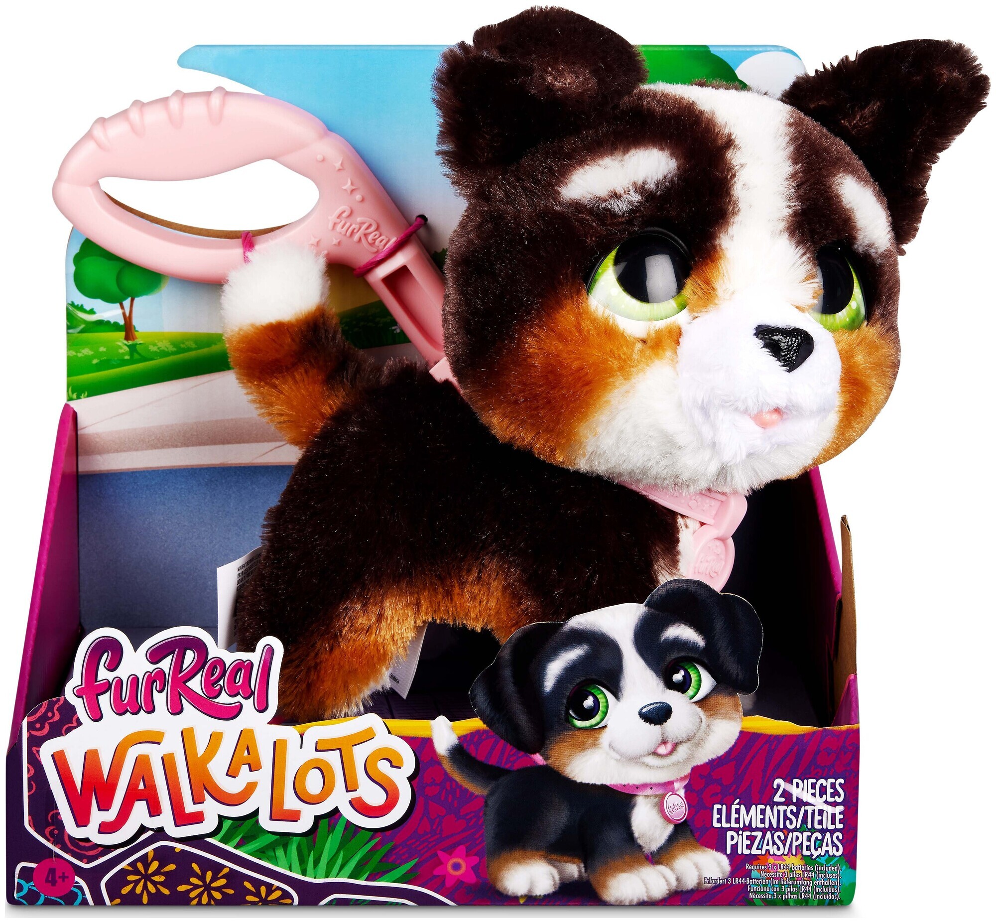 Peluche bernedoodle interactive FurReal