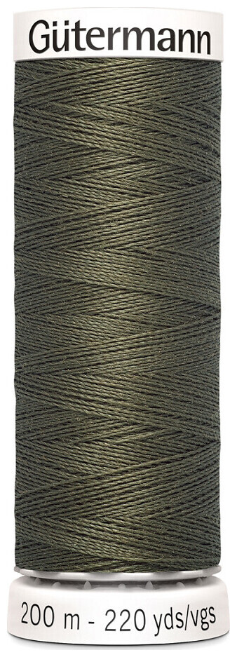 Image of Gütermann Nähfaden Allesnäher 200 m militärgrün 0676