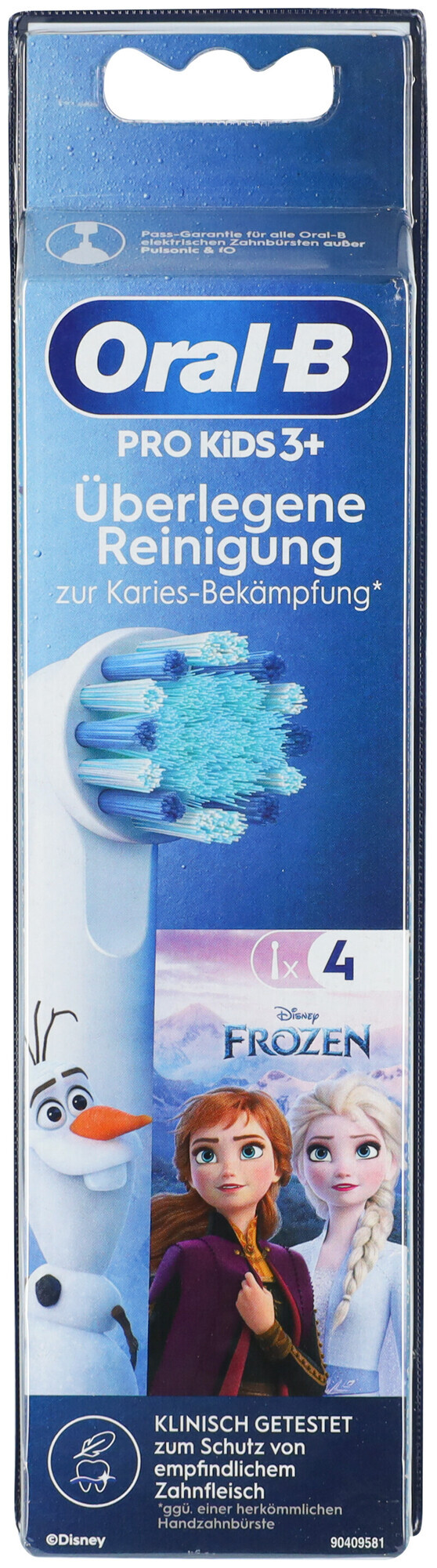 Oral-B Aufsteckbürsten Spiderman/Eiskönigin Mix 4 Stück