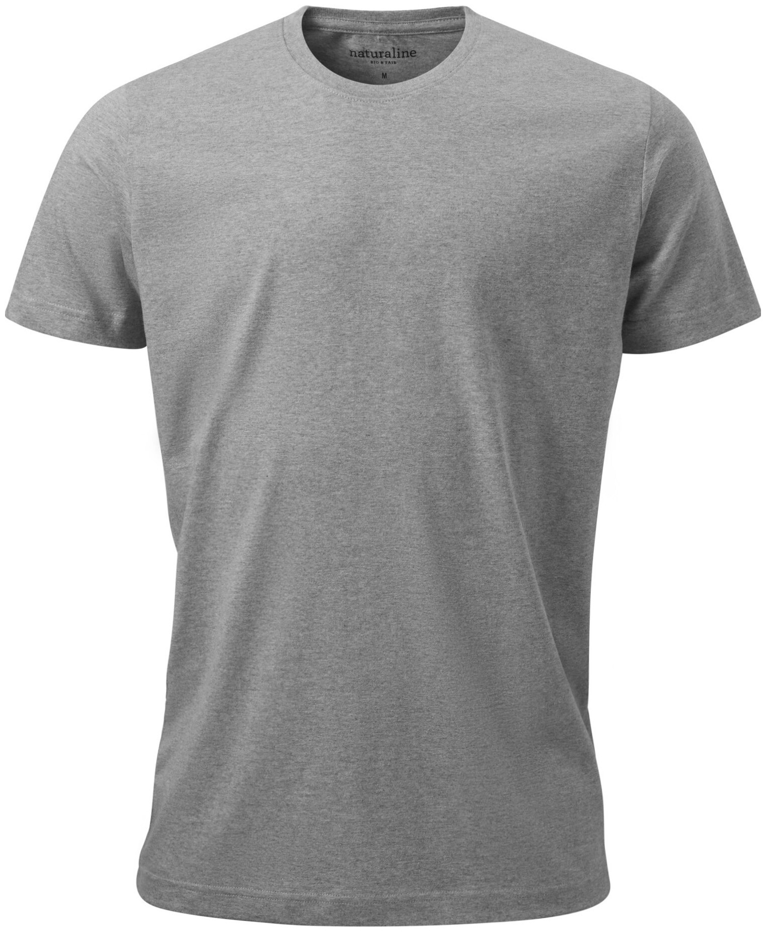 Naturaline Textil Naturaline t-shirt homme manches courtes gris clair L