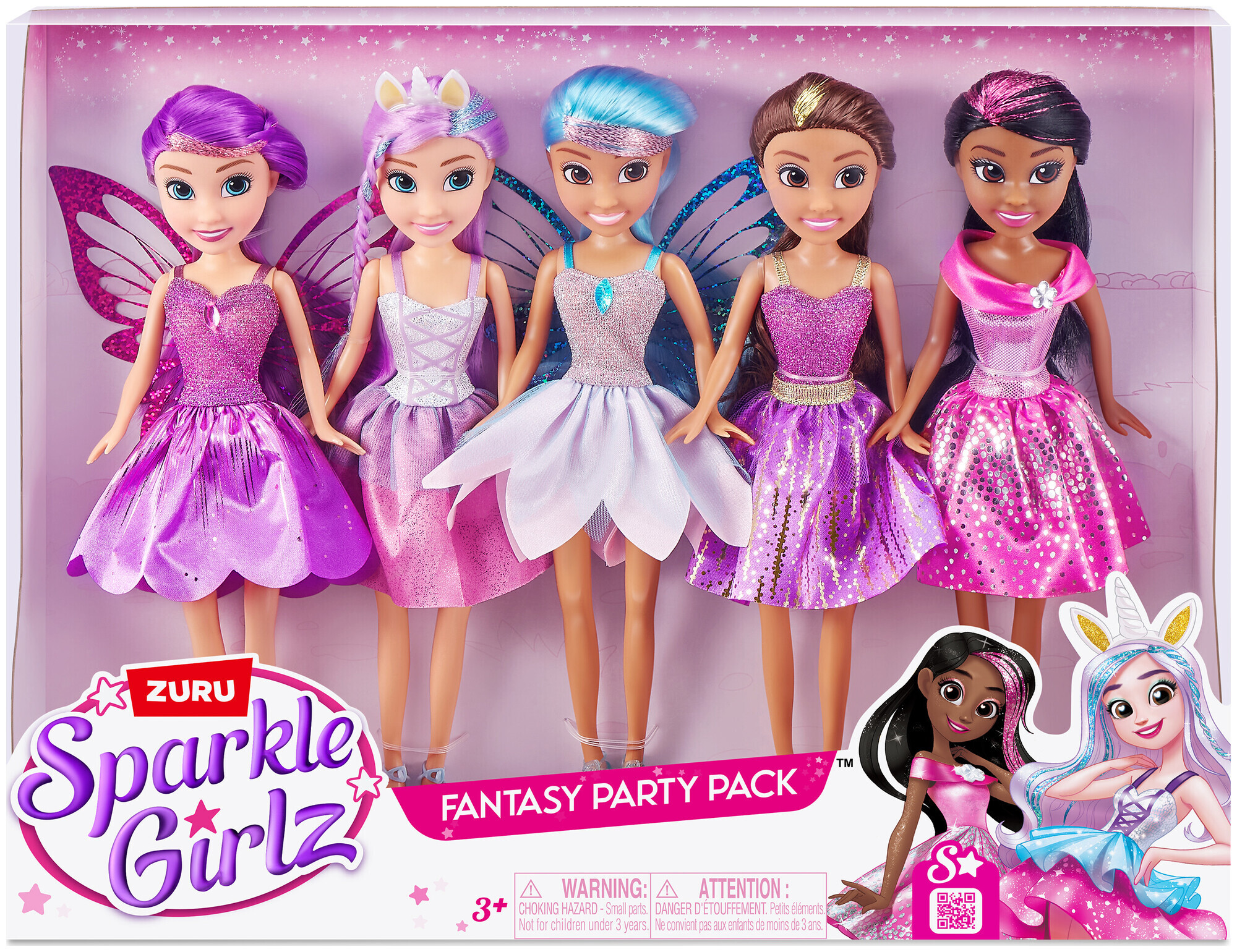 Image of Zuru Sparkle Girlz Puppen Set mit 5 Stück