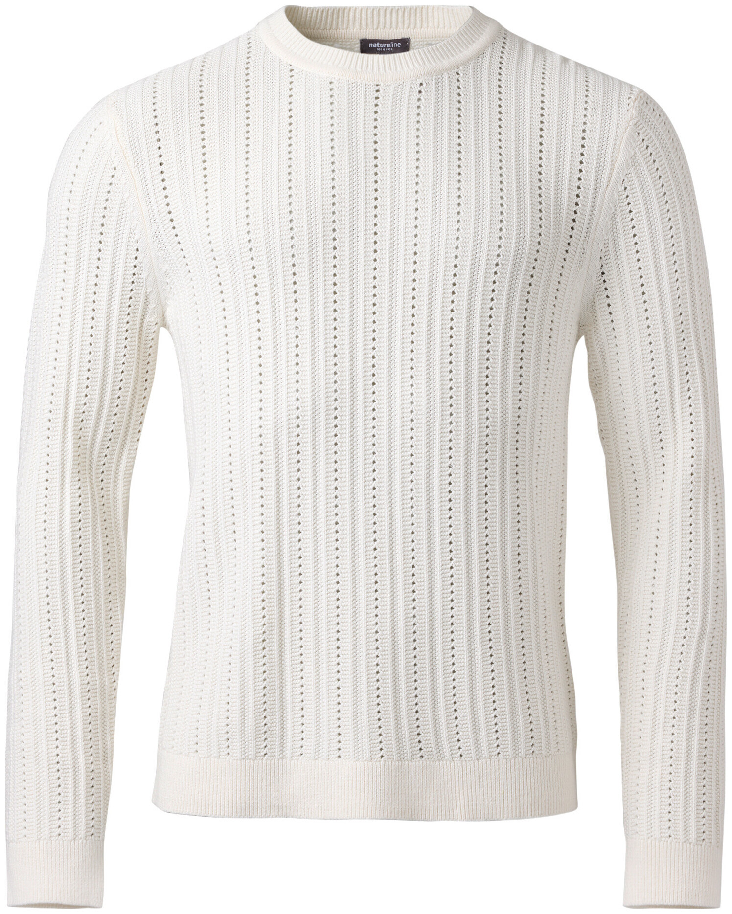 Naturaline Textil Pull-over homme Naturaline blanc cassé XXL