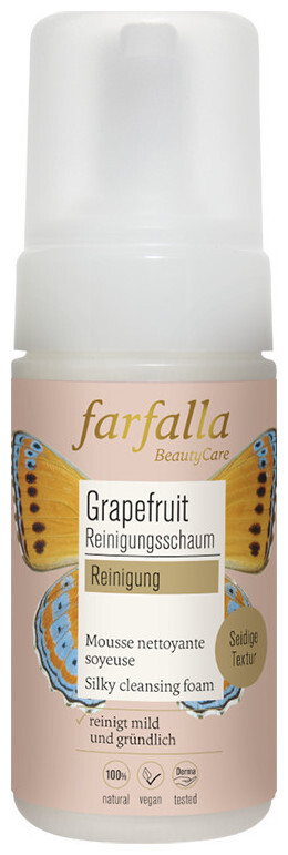 Image of farfalla Grapefruit Reinigung Seidiger Reinigungsschaum 120ml