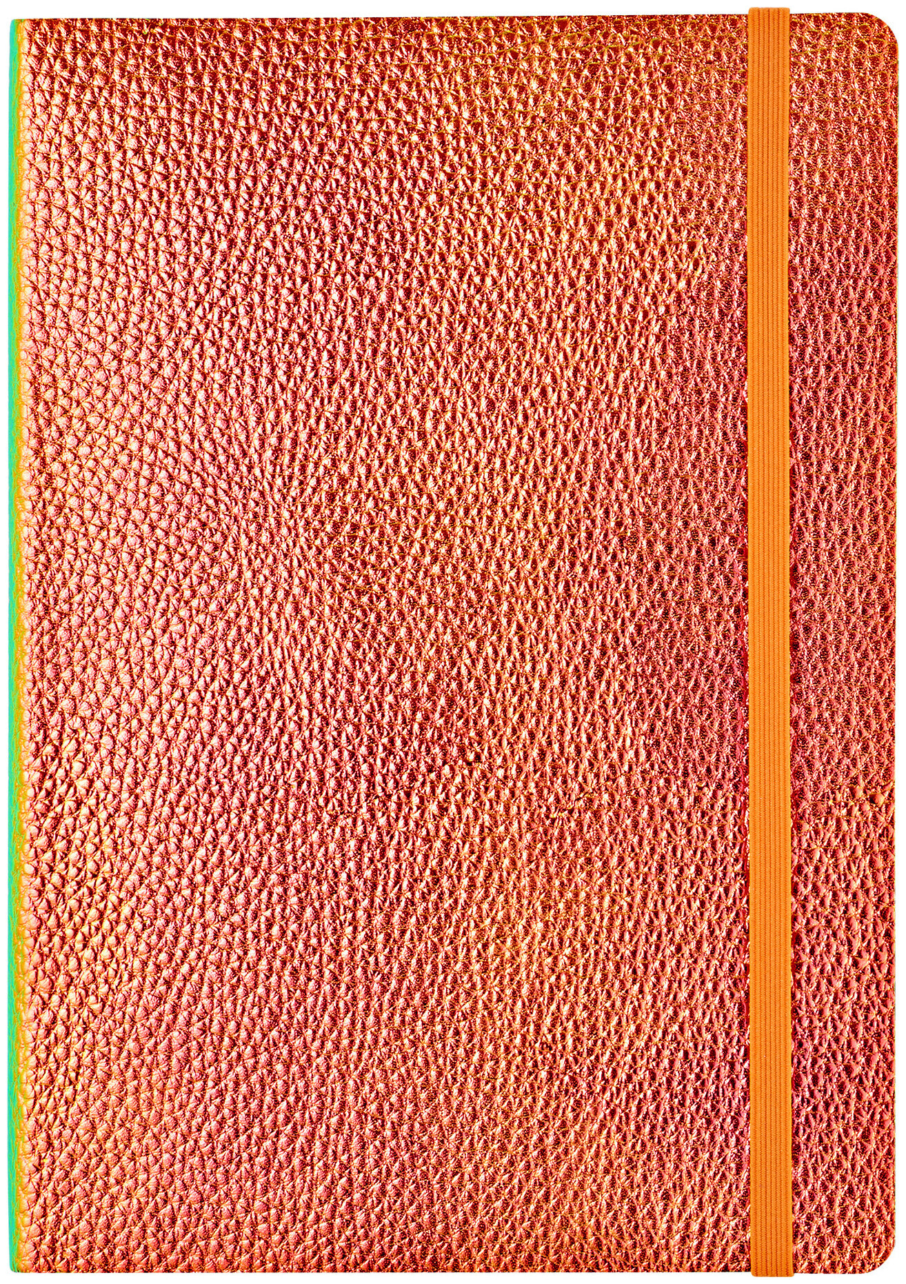 Image of Notizbuch A5 liniert metallic orange