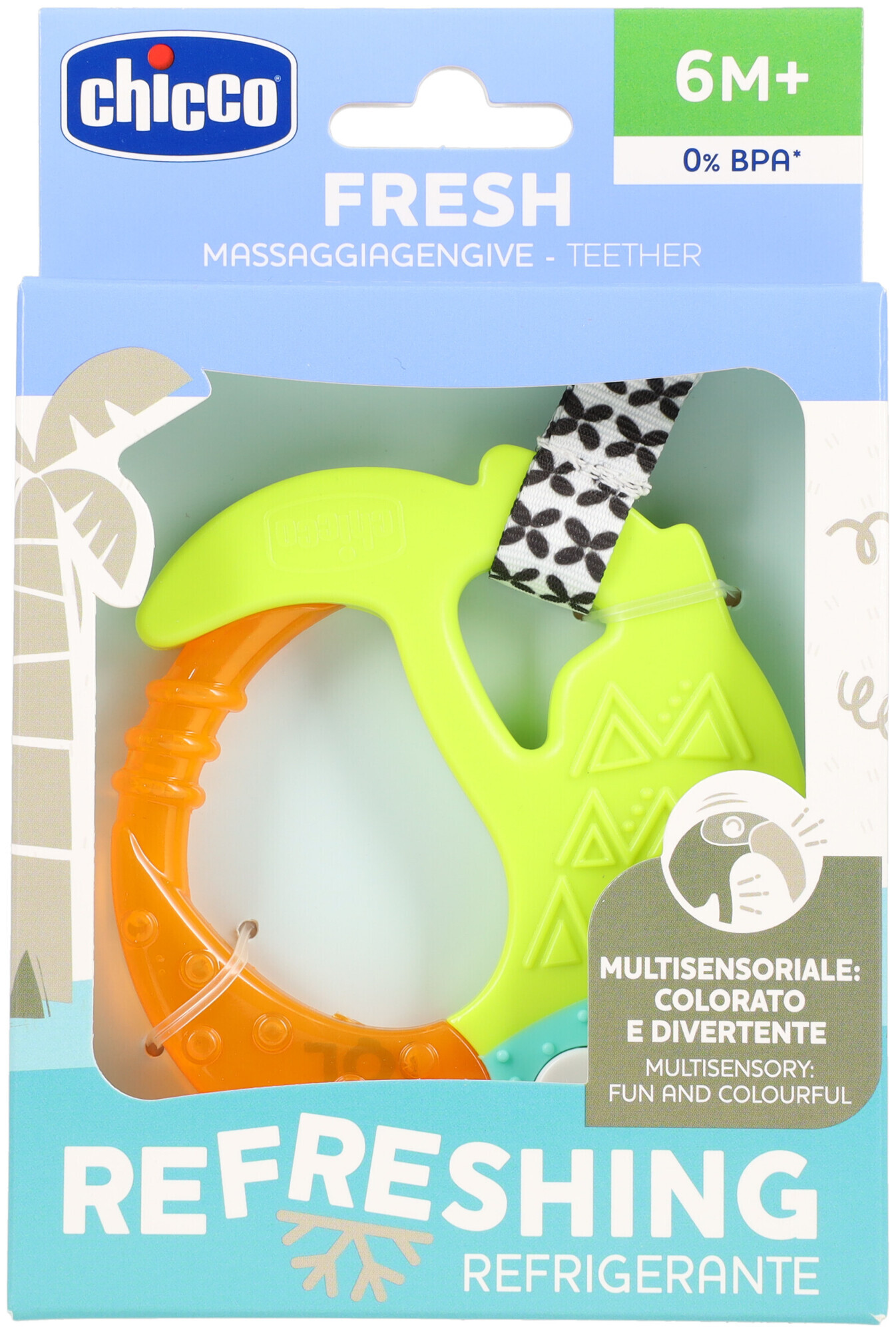 Image of Chicco Kühlbeissring mit Wasser Tukan 6M+