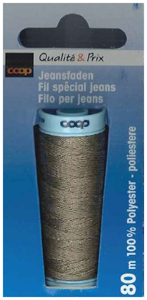 Image of Coop Jeansfaden 80 m graubraun 1075