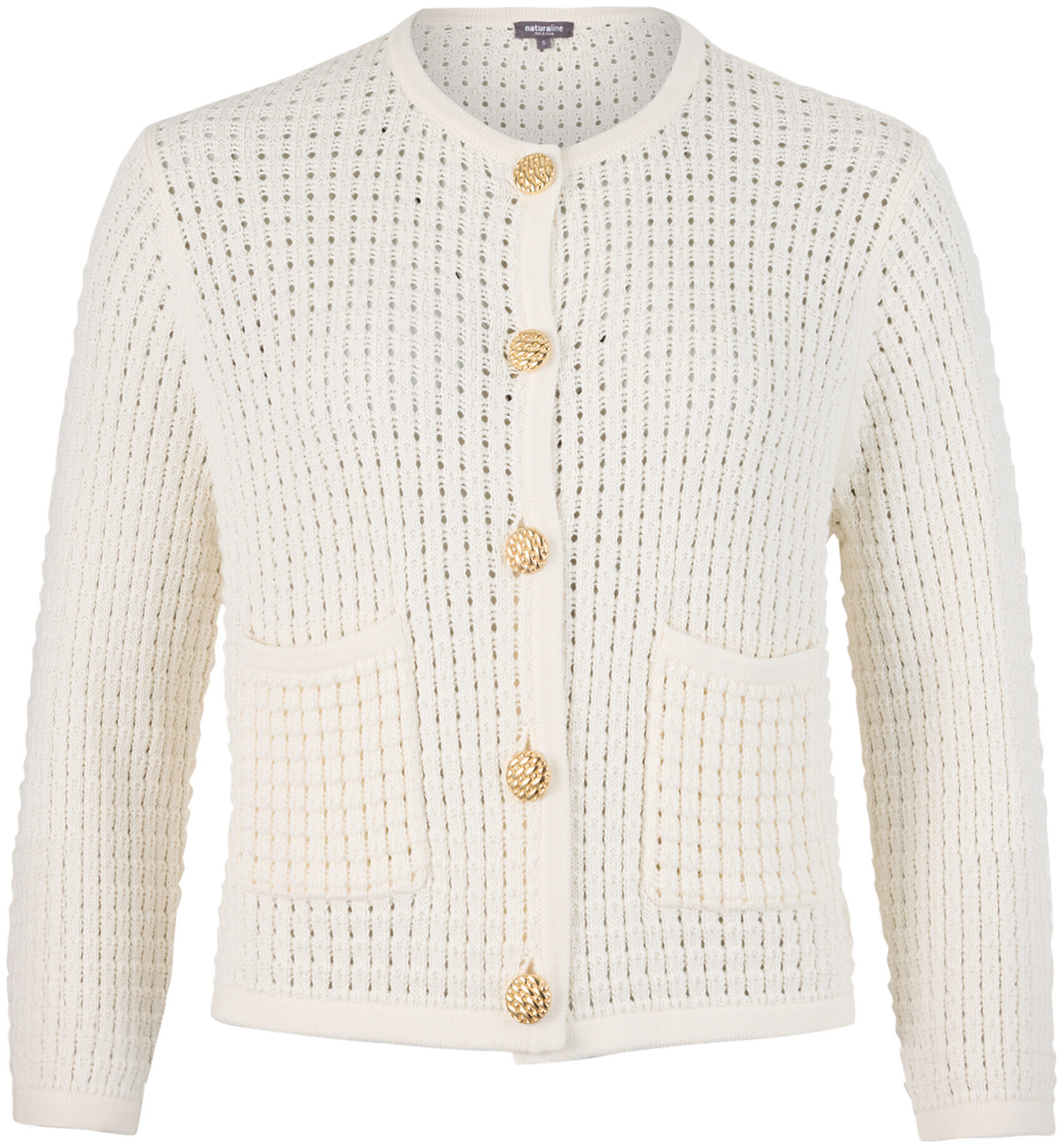 Naturaline Textil Naturaline Damen Strickjacke creme S