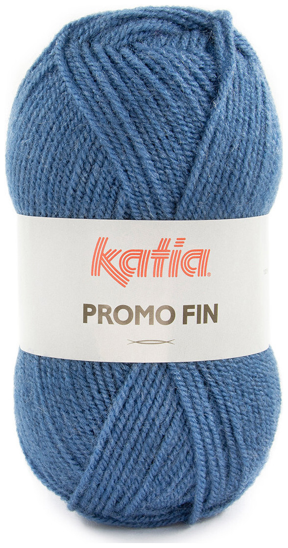 Image of Katia Promo-Fin 0873 Handstrickgarn Acryl metallic blue 50g