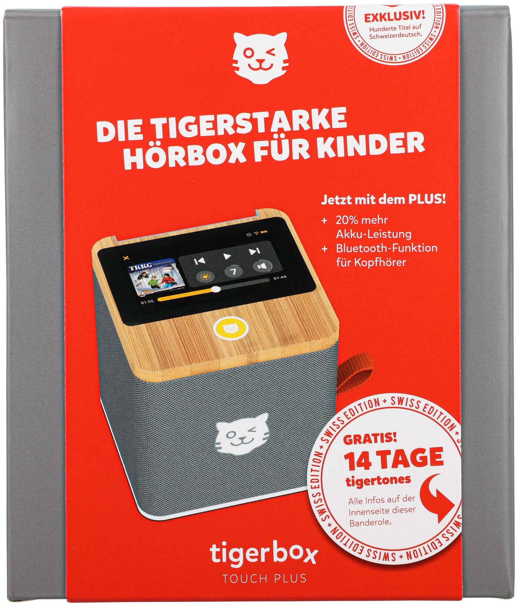 tigermedia tigerbox Touch Plus (grau) - Swiss-Editi