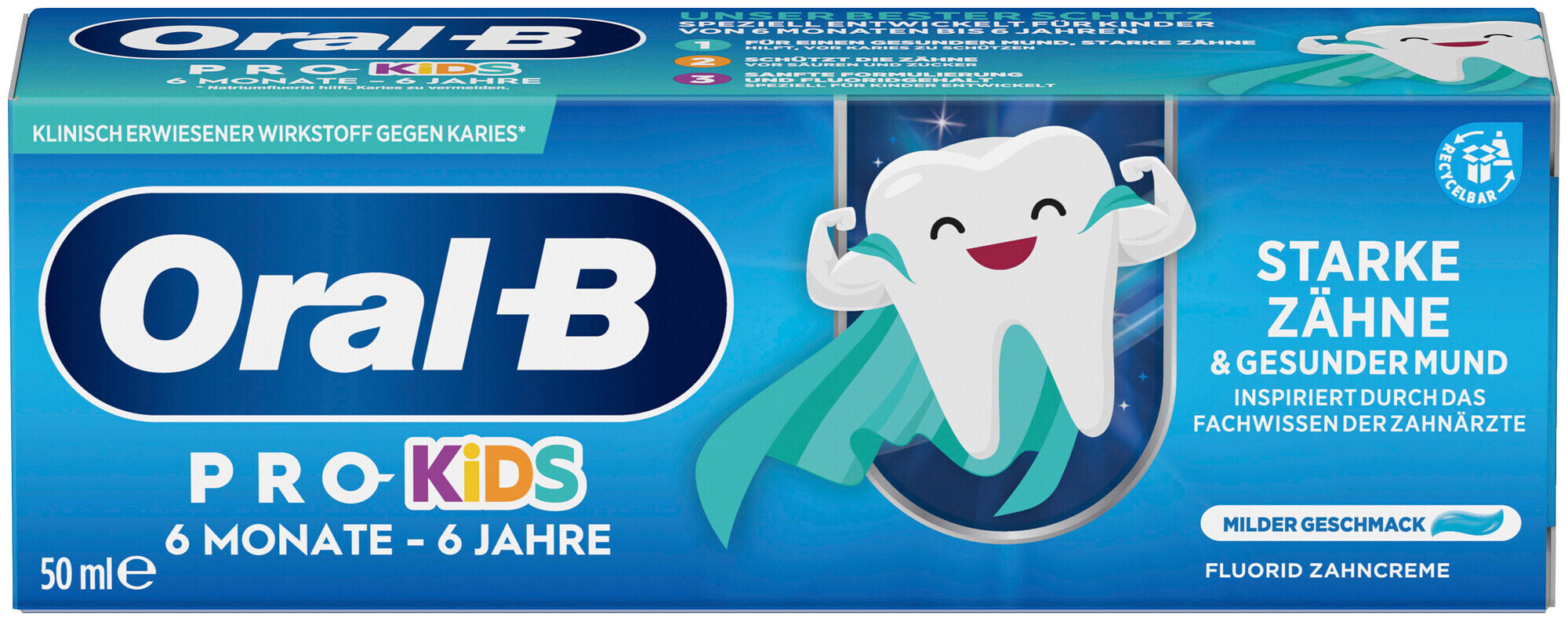 Image of Oral-B Zahnpasta fuer Kinder Kids 0-6 Jahre 50ml