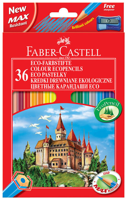 Image of Faber Castell Faber-Castell Farbstift (Mehrfarbig, 36 Stück)