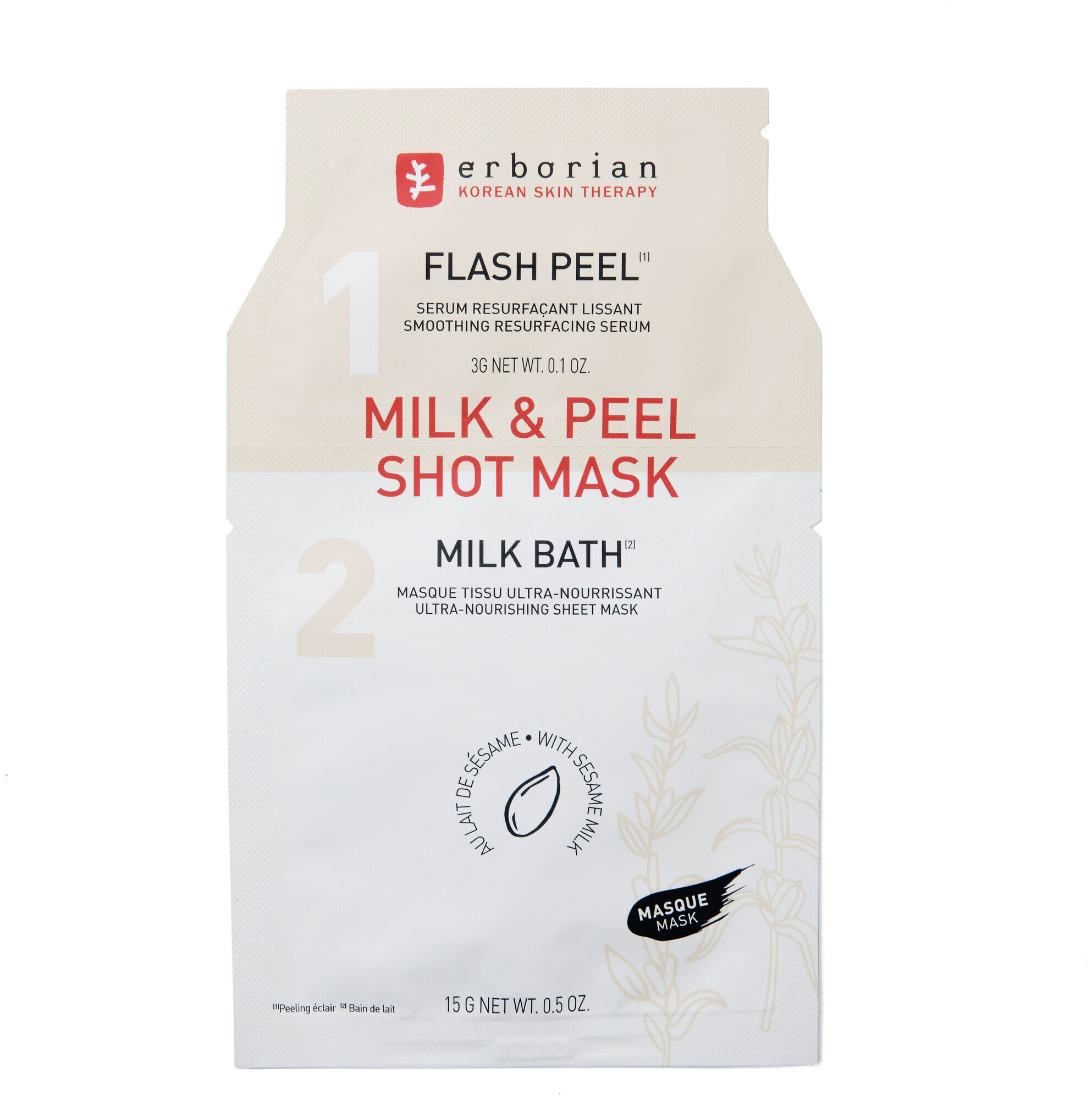 Image of Erborian Milk & Peel Shot Mask 19g