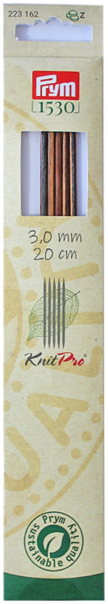 Image of Prym 1530 Strumpfstricknadeln 3.00 mm, 20 cm, Birkenholz