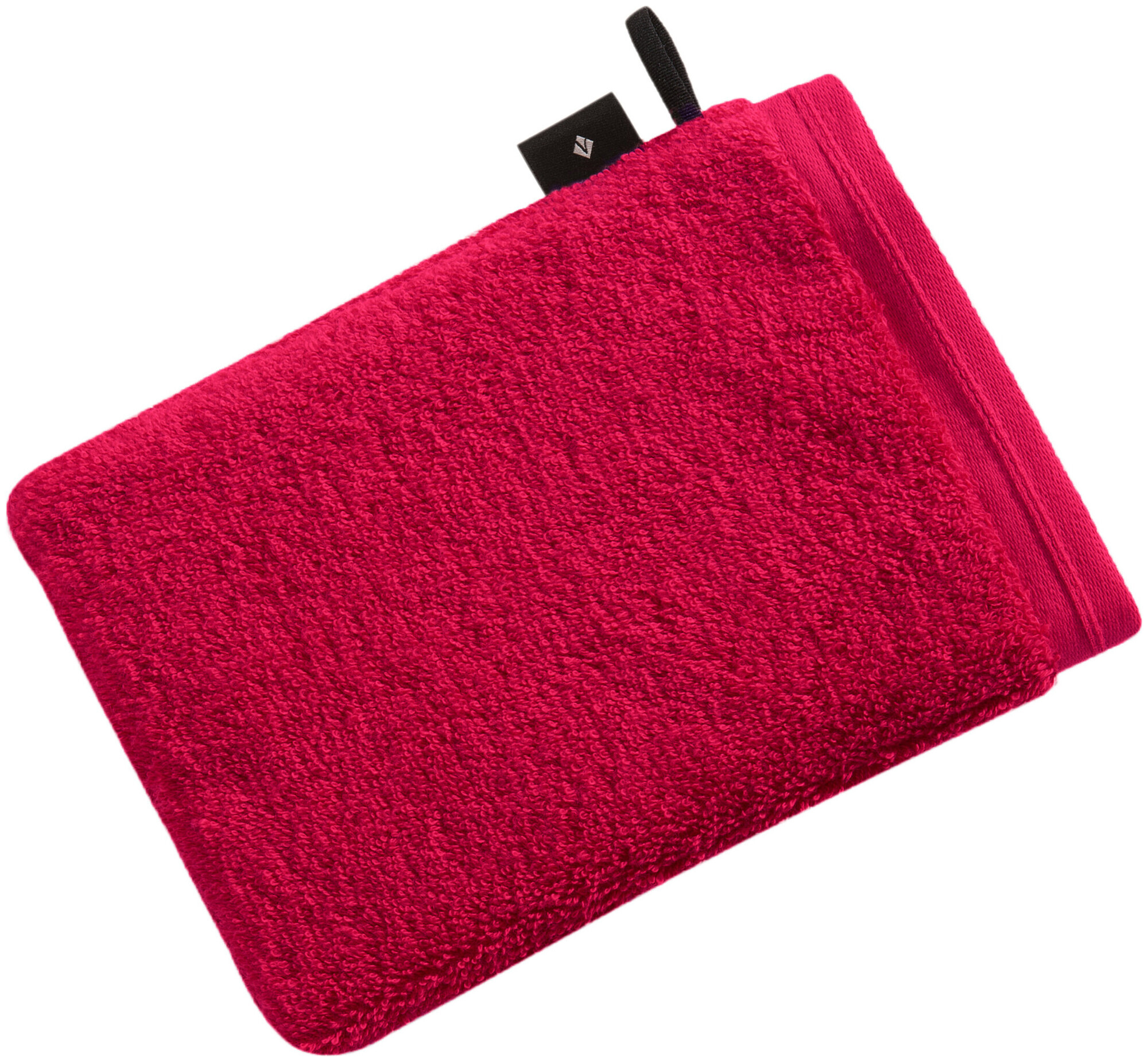 Image of Vossen Vegan Life Waschlhandschuh kirschrot 16 x 22 cm