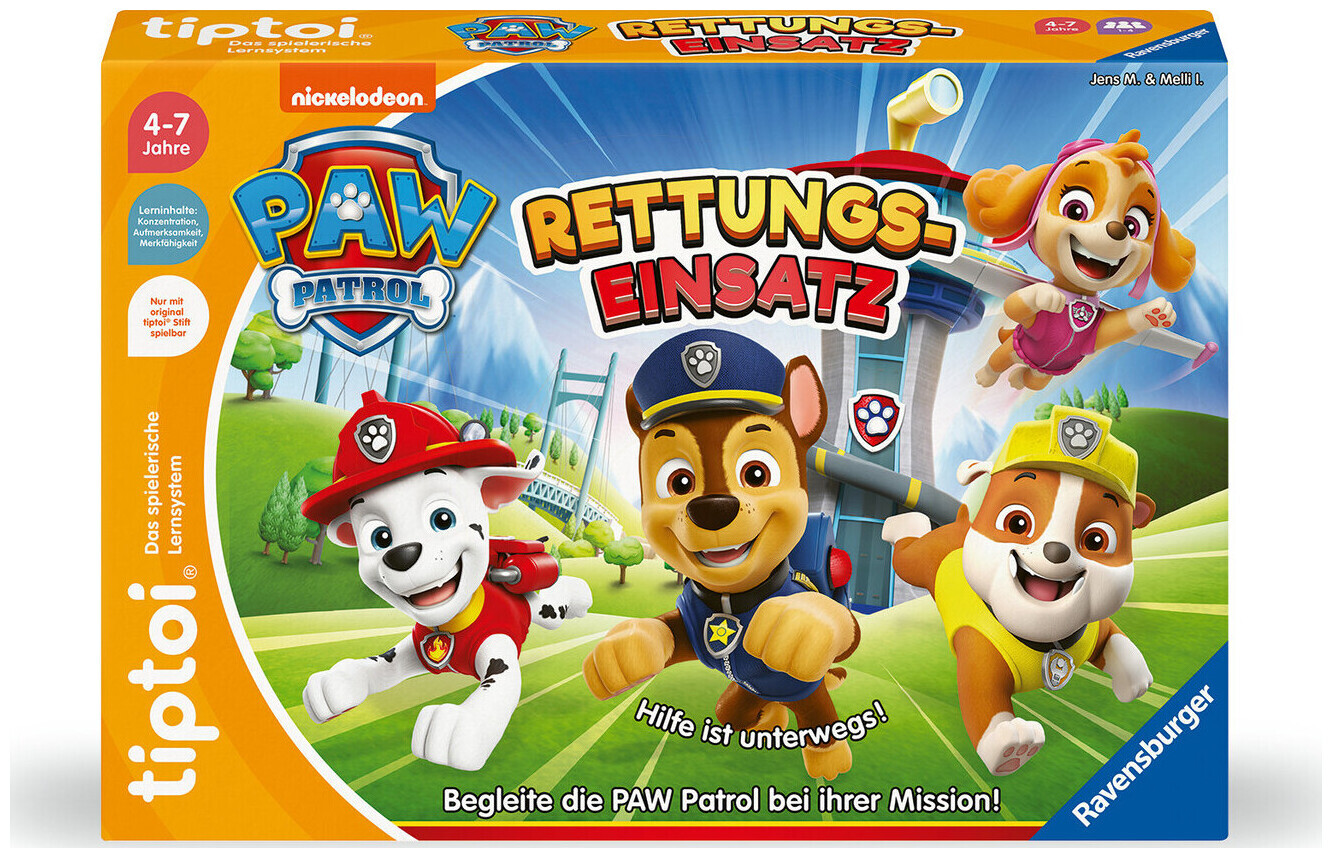 Image of Ravensburger tiptoi® PAW Patrol Rettungseinsatz