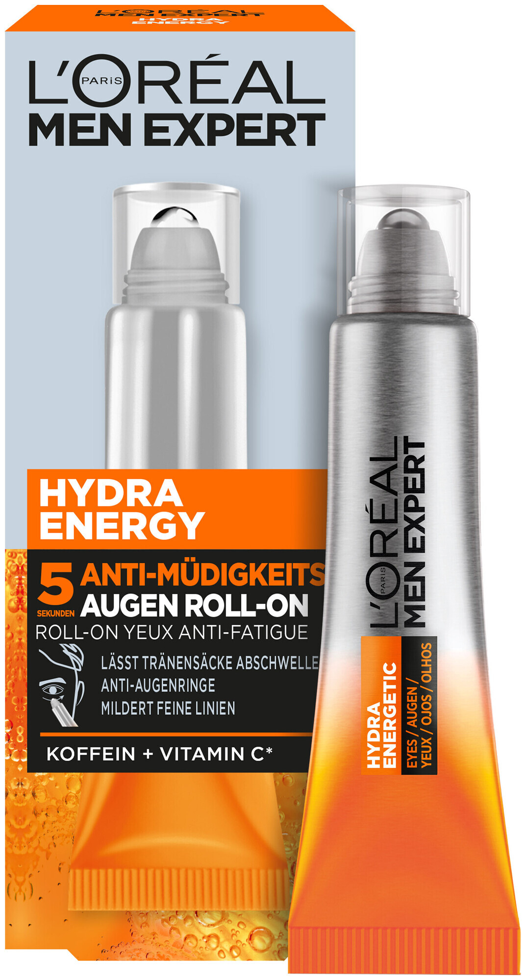 L'oréal Paris L'Oréal Men Expert Hydra Energy Anti-Müdigkeit Augen Roll On, 10ml