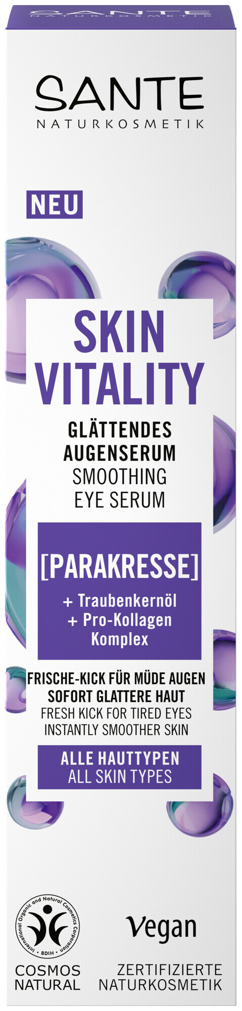 Sante Skin Vitality Smoothing Eye Serum 15 g