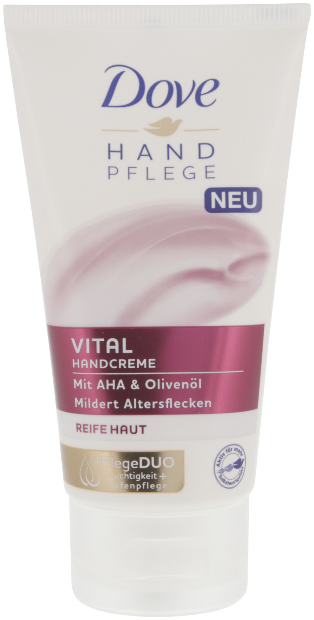 Image of Dove Handcreme Vital für reife Haut mit AHA und Olivenöl 75 ml
