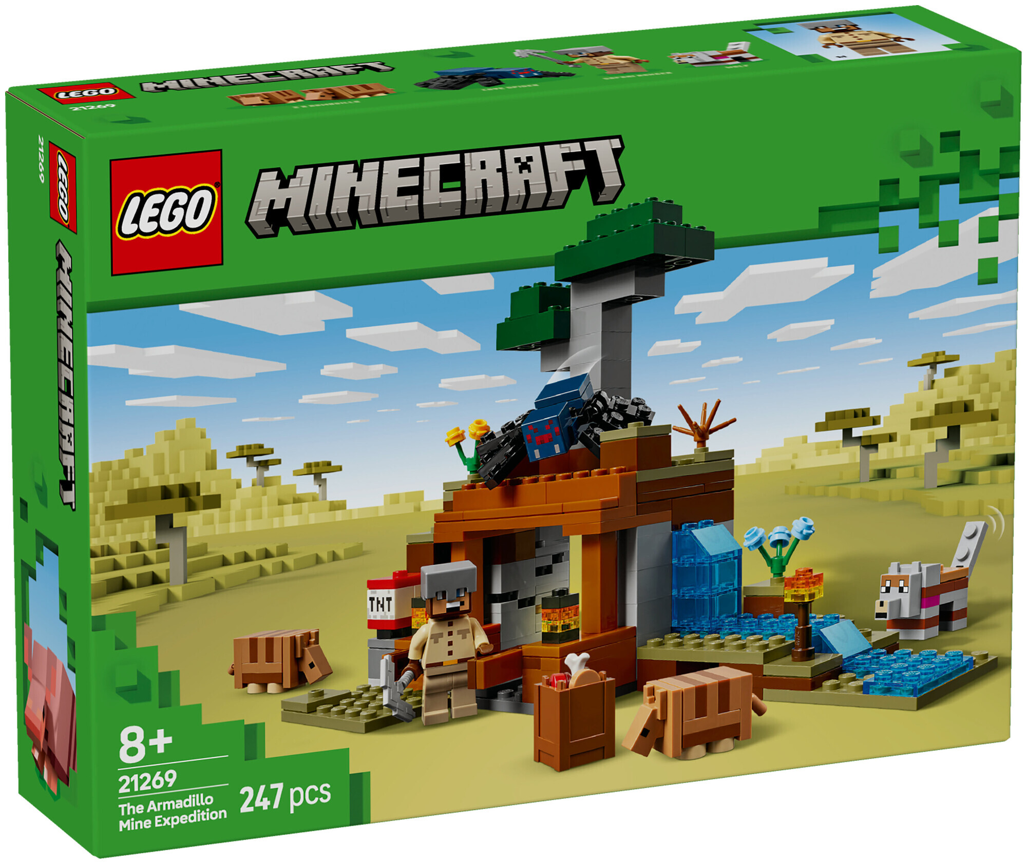 Image of Lego Minecraft Lego® Minecraft 21269 Die Expedition zur Gürteltiermine ab 8 Jahren