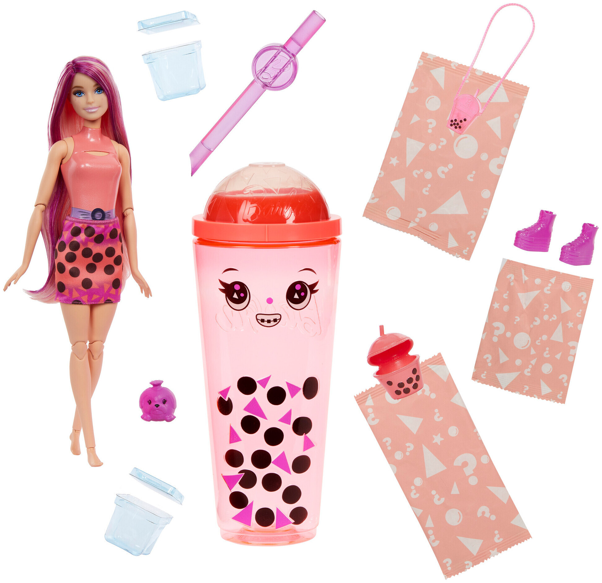 Image of Barbie Pop! Reveal Bubble Tea Series - Mango Mochi