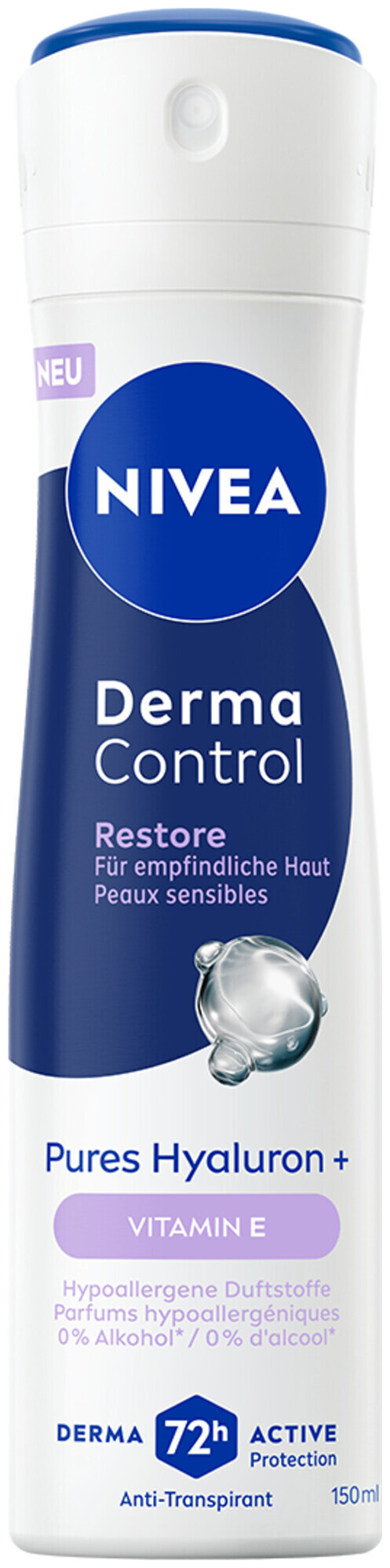 Image of Nivea Deo Derma Control Restore Spray Female (150 ml)