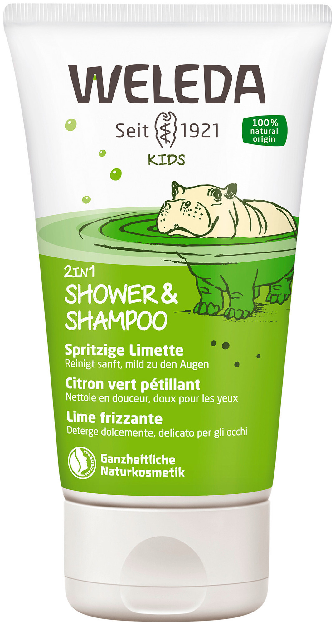 Image of Weleda Kids 2in1 Shower&Shampoo Spritzige Limette