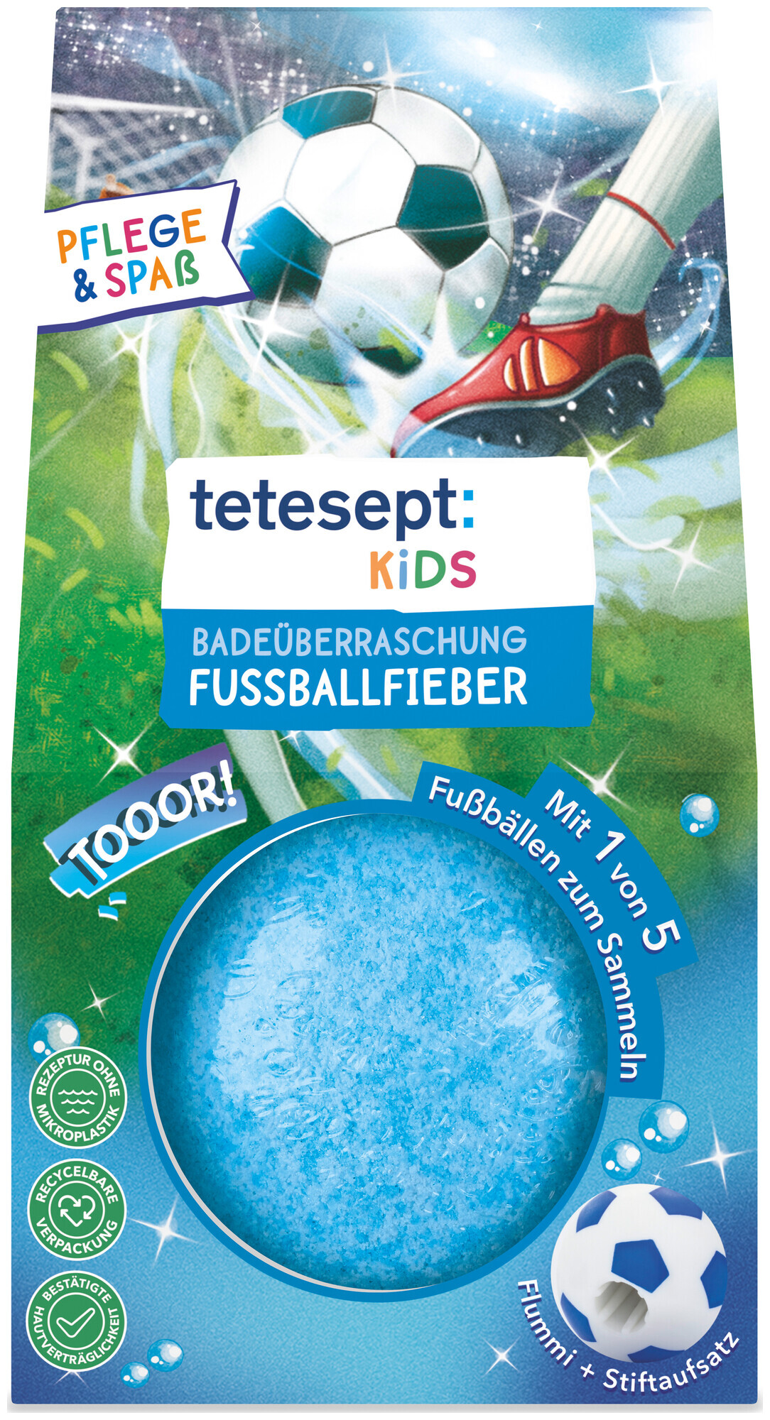 Image of tetesept Kids Badeüberraschung Fussballfieber
