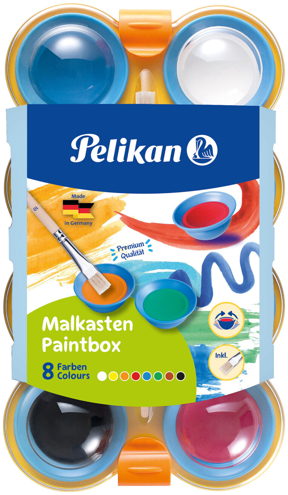 Image of Pelikan Wasserfarbe (8 Stück, Mehrfarbig)