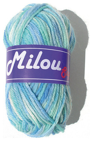 Image of Sommer Milou 4514 Wolle für Bettsocken 100% Merino Superwash blau-türkis 50g