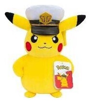 Pokémon Captain Pikachu 20cm