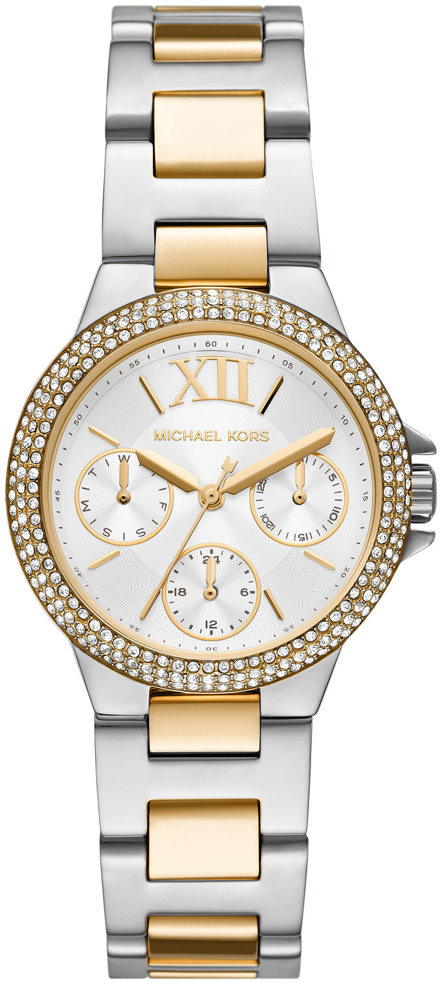 Michael Kors Uhr Camille Multifunktionswerk Edelstahl Bicolor