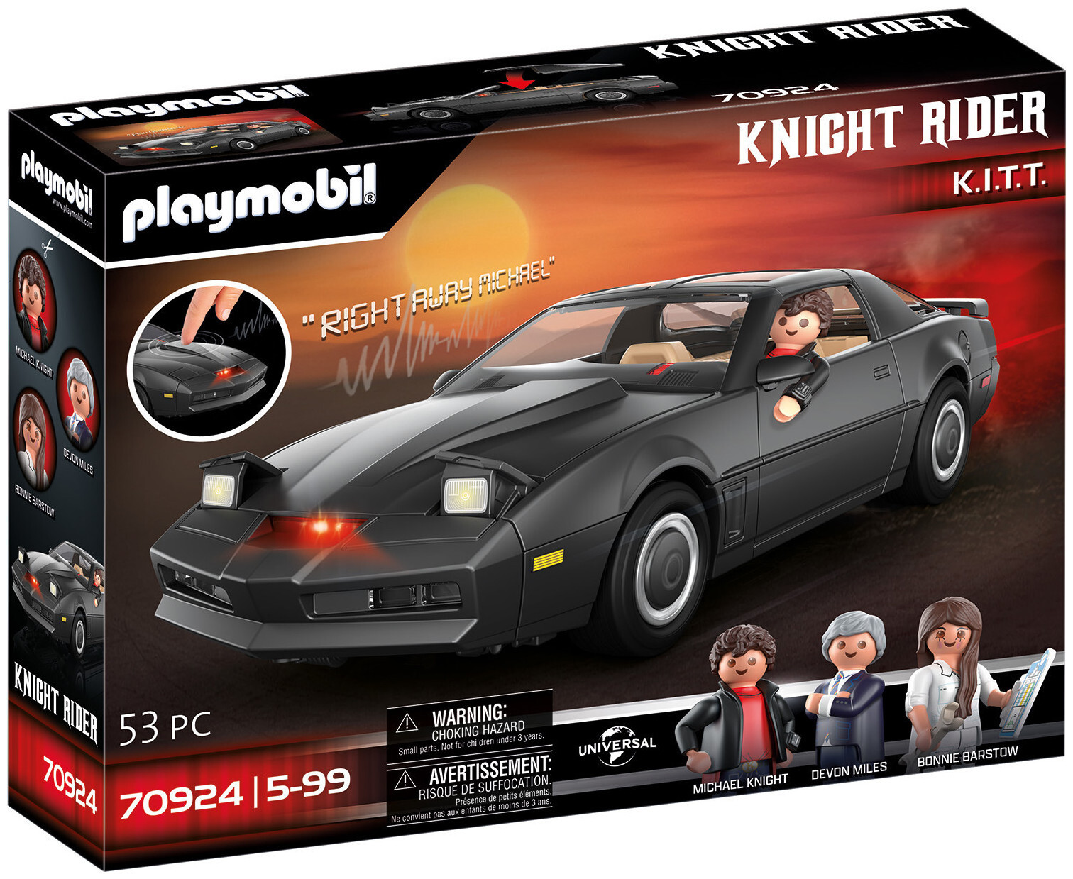 Image of Playmobil Knight Rider K.i.t.t. (70924)